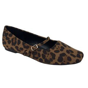 OLIVIA FERGUSON / Ballerina / Leopard Print / Mary Jane / Flat